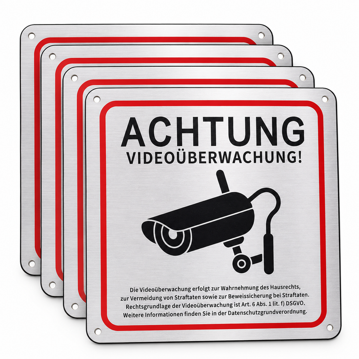 Hinweisschilder Videoüberwachung
